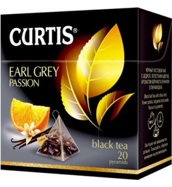 Чай черный CURTIS Earl Grey Passion 34г (20 пак.)