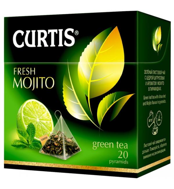 Чай зеленый CURTIS Fresh Mojito 34г (20 пак.)