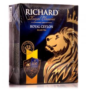 Чай черный Richard Royal Ceylon 200г (100пак.)