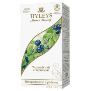 Чай зеленый HYLEYS Гармония Природы "С черникой" 37,5г (25пак.)