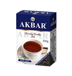Чай черный Akbar Earl Grey 200г (100 пак.)