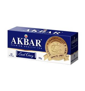 Чай черный Akbar Earl Grey 50г (25 пак.)