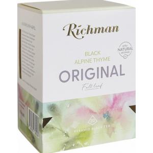 Чай черный Richman Black Alpine Thyme 40г (20 пак.)