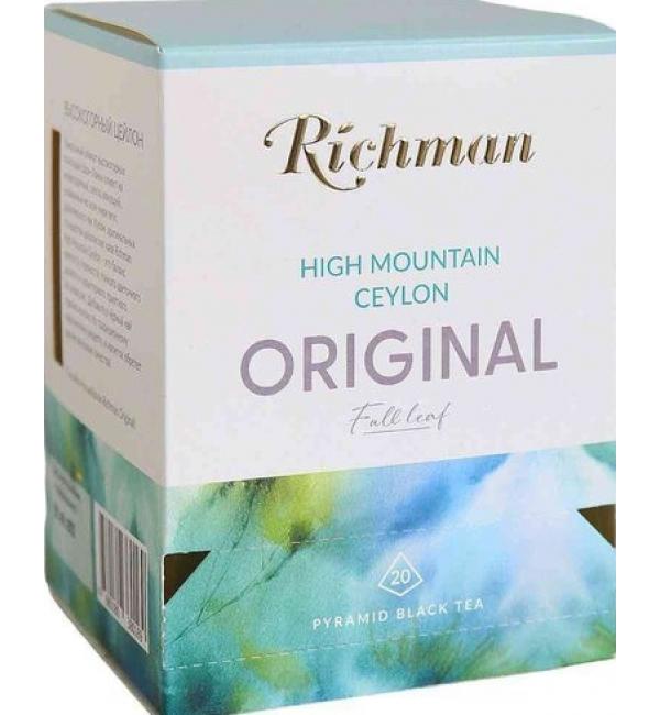 Чай черный Richman High Mountain Ceylon 40г (20 пак.)