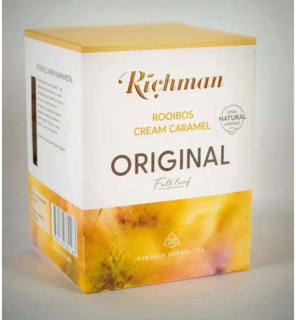 Чай травяной Richman Rooibus Cream Caramel 40г (20 пак.)