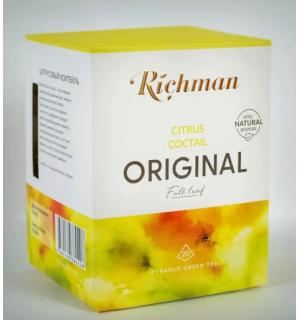 Чай зеленый Richman Citrus Coctail 40г (20 пак.)
