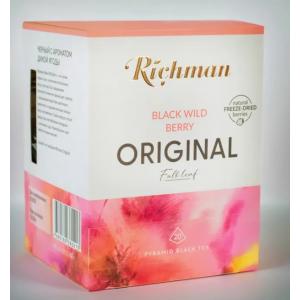 Чай черный Richman Black Wild Berry 40г (20 пак.)