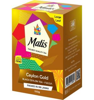 Чай черный Matis Ceylon Gold F.B.O.P. 100г