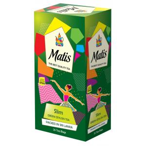 Чай зеленый Matis Slim 50г (25 пак.)