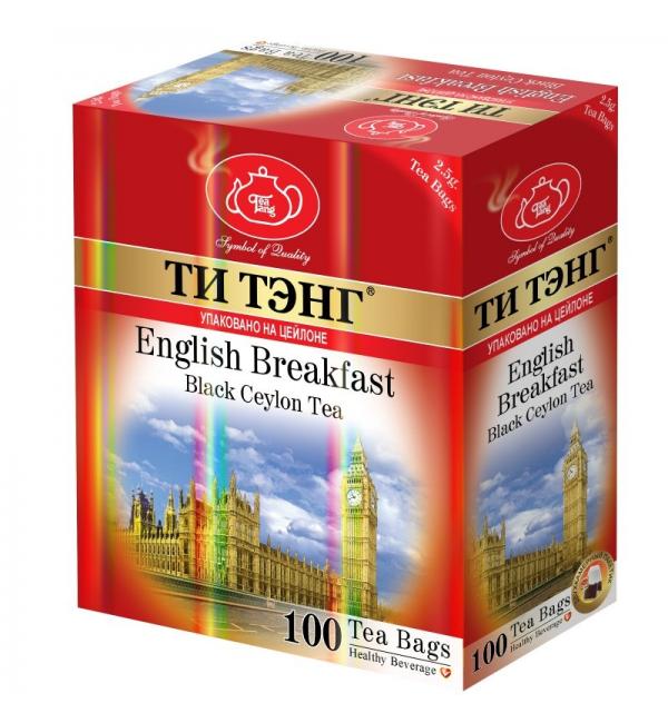Чай черный Ти Тэнг English Breakfast 250г (100пак.)