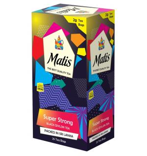 Чай черный Matis Super Strong 50г (25 пак.)
