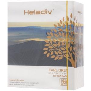 Чай черный Heladiv Earl Grey 200г (100 пак.)