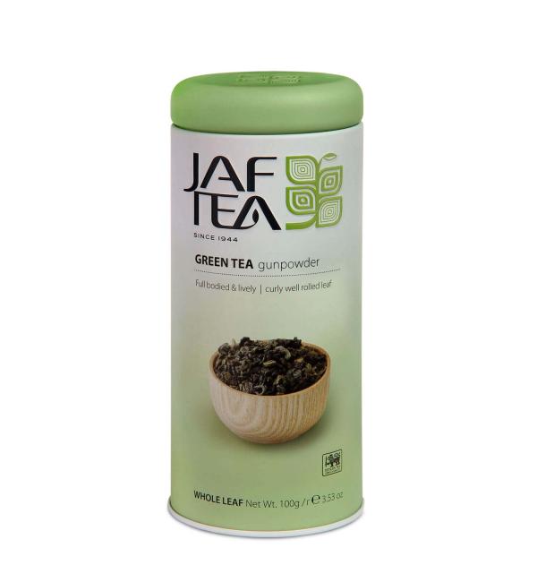 Чай зеленый Jaf Tea Gunpowder 100г (Железная банка)