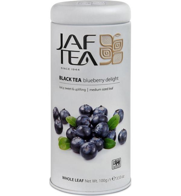 Чай черный Jaf Tea Blueberry Deligh 100г (Железная банка)