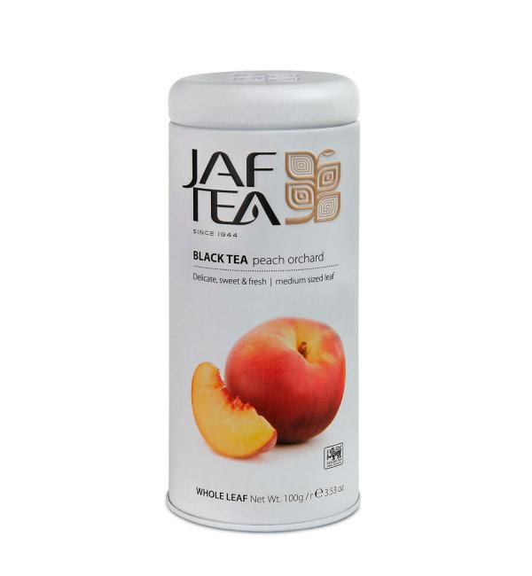 Чай черный Jaf Tea Peach Orchard 100г (Железная банка)