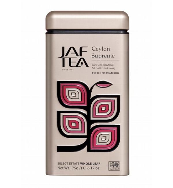Чай черный Jaf Tea Ceylon Supreme 175г (Железная банка)