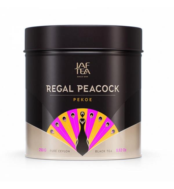 Чай черный Jaf Tea Regal Peacock Pekoe 250г (Железная банка)