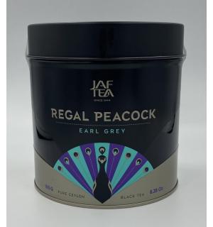 Чай черный Jaf Tea Regal Peacock Earl Grey 180г (Железная банка)