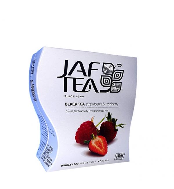 Чай черный Jaf Tea Strawberry & Raspberry 100г