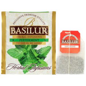 Чай травяной Basilur Herbal infusions Pepper Mint 126г (100 пак.)