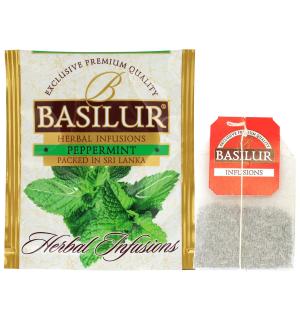 Чай травяной Basilur Herbal infusions Pepper Mint 126г (100 пак.)