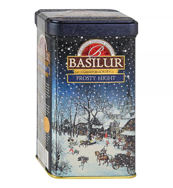 Чай черный Basilur Festival Морозная ночь 85г (ЖБ)