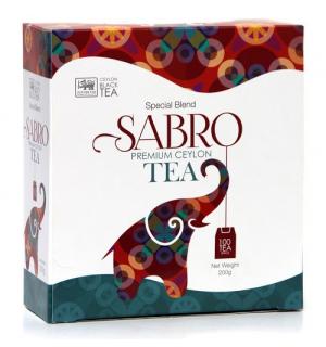 Чай черный Sabro Premium Ceylon Tea 200г (100 пак.)