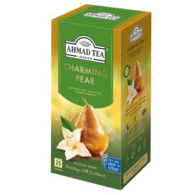 Чай зеленый Ahmad Tea Charming Pear 37,5г (25 пак.)
