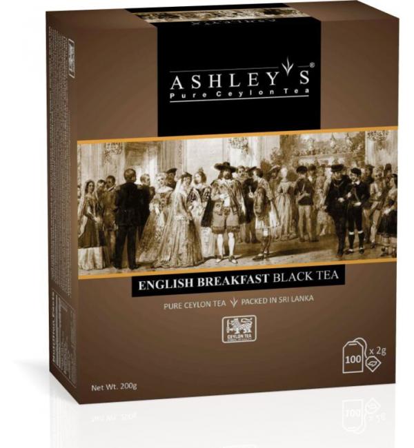 Чай черный Ashley S English Brreakfast 200г (100 пак.)