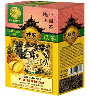 Чай зеленый Shennun Ананас 100г
