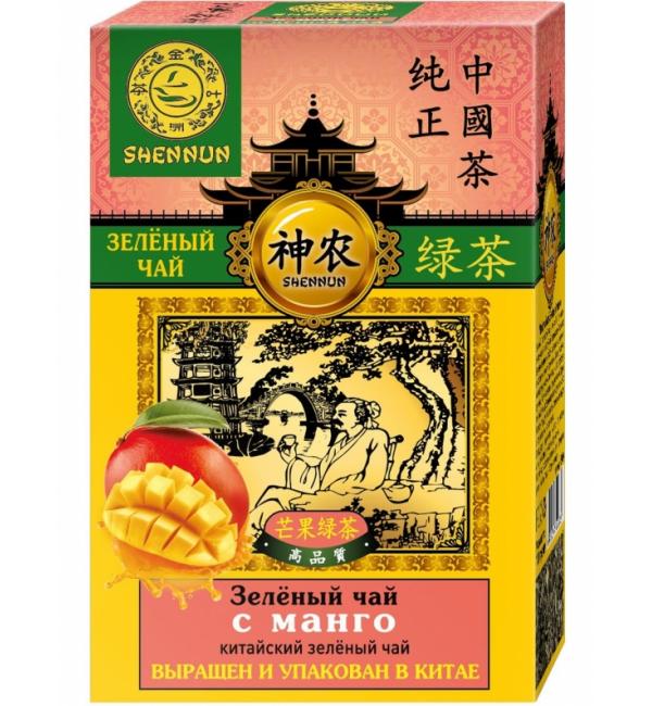 Чай зеленый Shennun Манго 100г