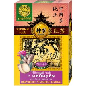 Чай черный Shennun Имбирь 100г