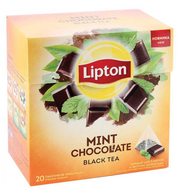 Чай черный Lipton Mint and Chocolate 36г (20 пак.)