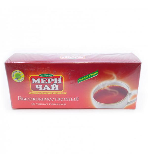 Чай черный Мери Чай Крепкий Ассамский 50г (25 пак.)