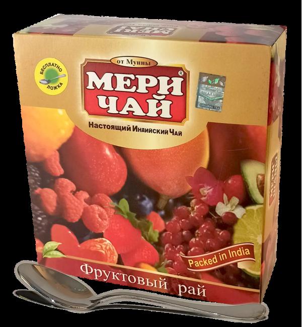 Чай Красный Мери Чай Фруктовый Рай 200г (100 пак.)