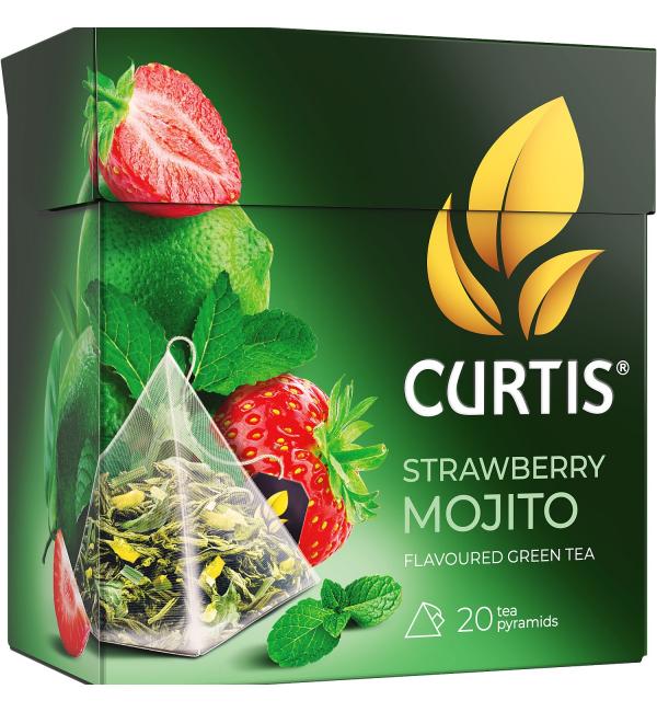 Чай зеленый CURTIS Strawberry Mojito 34г (20 пак.)