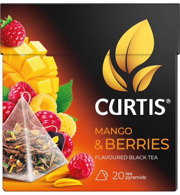 Чай черный CURTIS Mango&berries 34г (20 пак.)