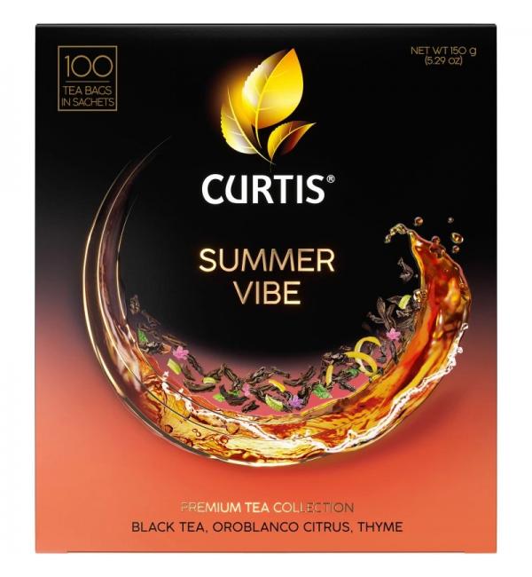 Чай черный CURTIS Summer Vibe 150г (100 пак.)