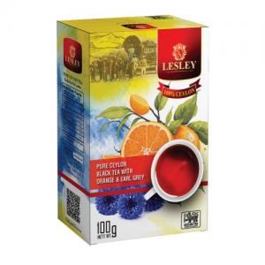 Чай чёрный Lesley Earl Grey & Orange 100г
