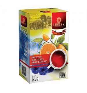Чай чёрный Lesley Earl Grey & Orange 100г