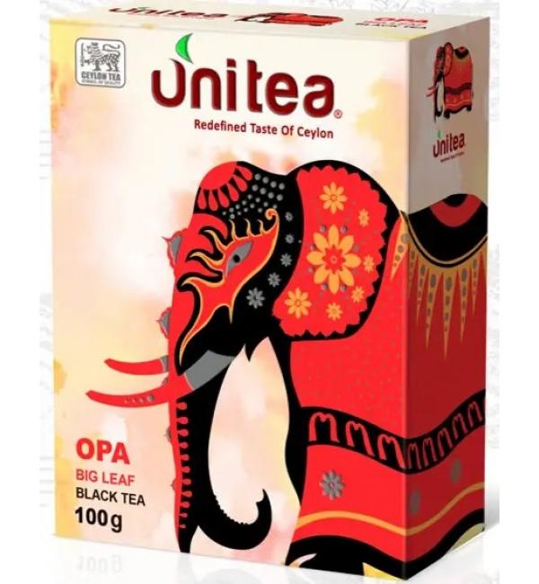 Чай черный Unitea OPA Big Leaf 100г