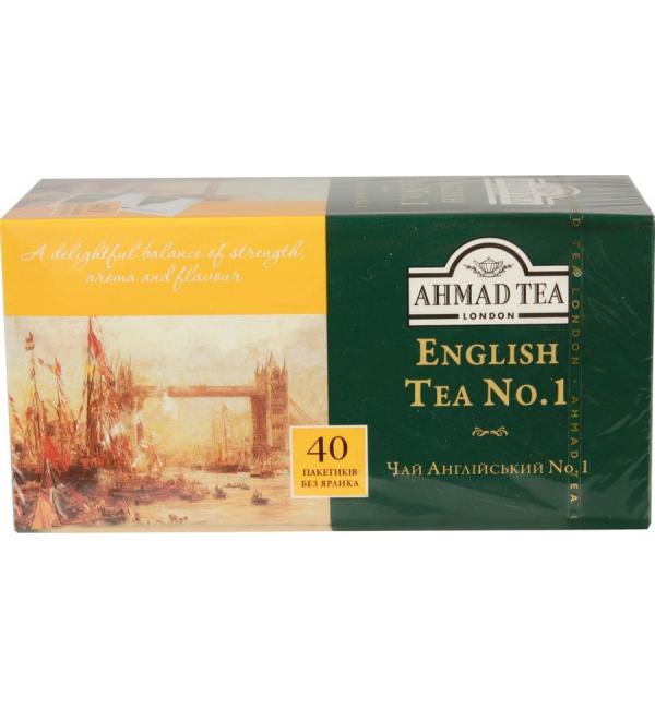 Чай черный Ahmad Tea English Tea No.1 80г (40 пак.)