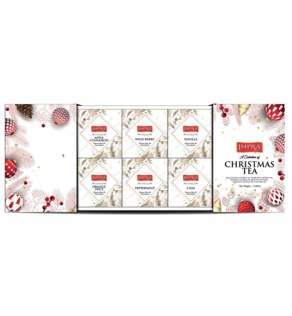 Чай черный и зеленый Impra Christmas Tea White 39г (30 пак.)