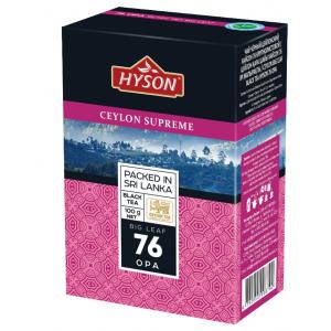 Чай черный Hyson Ceylon Supreme Opa 100г