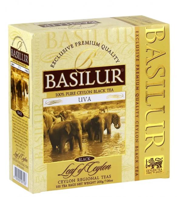 Чай черный Basilur UVA 200г (100 пак.)