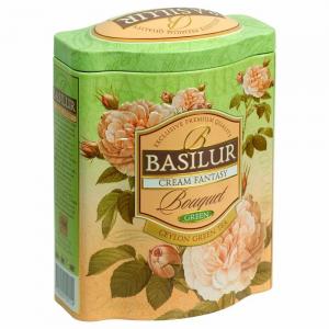 Чай зеленый Basilur Cream Fantasy 100г (Железная Банка)