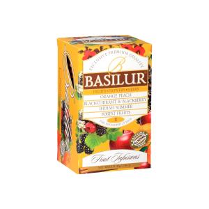 Чай черный Basilur Fruit infusion Ассорти Том 1 45г (25 пак.)