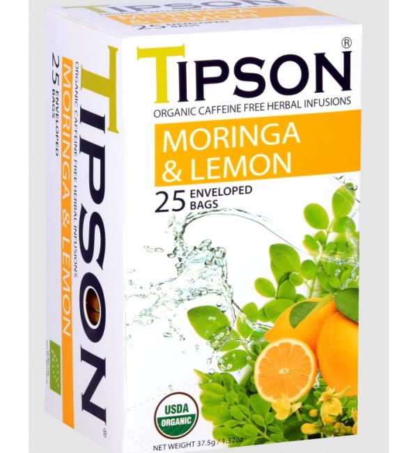 Чай травяной Tipson Moringa Lemon 37,5‬г (25 пак.)