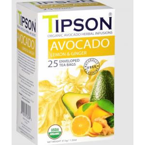 Чай зеленый Tipson Avocado 37,5г (25 пак.)