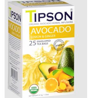 Чай зеленый Tipson Avocado 37,5г (25 пак.)